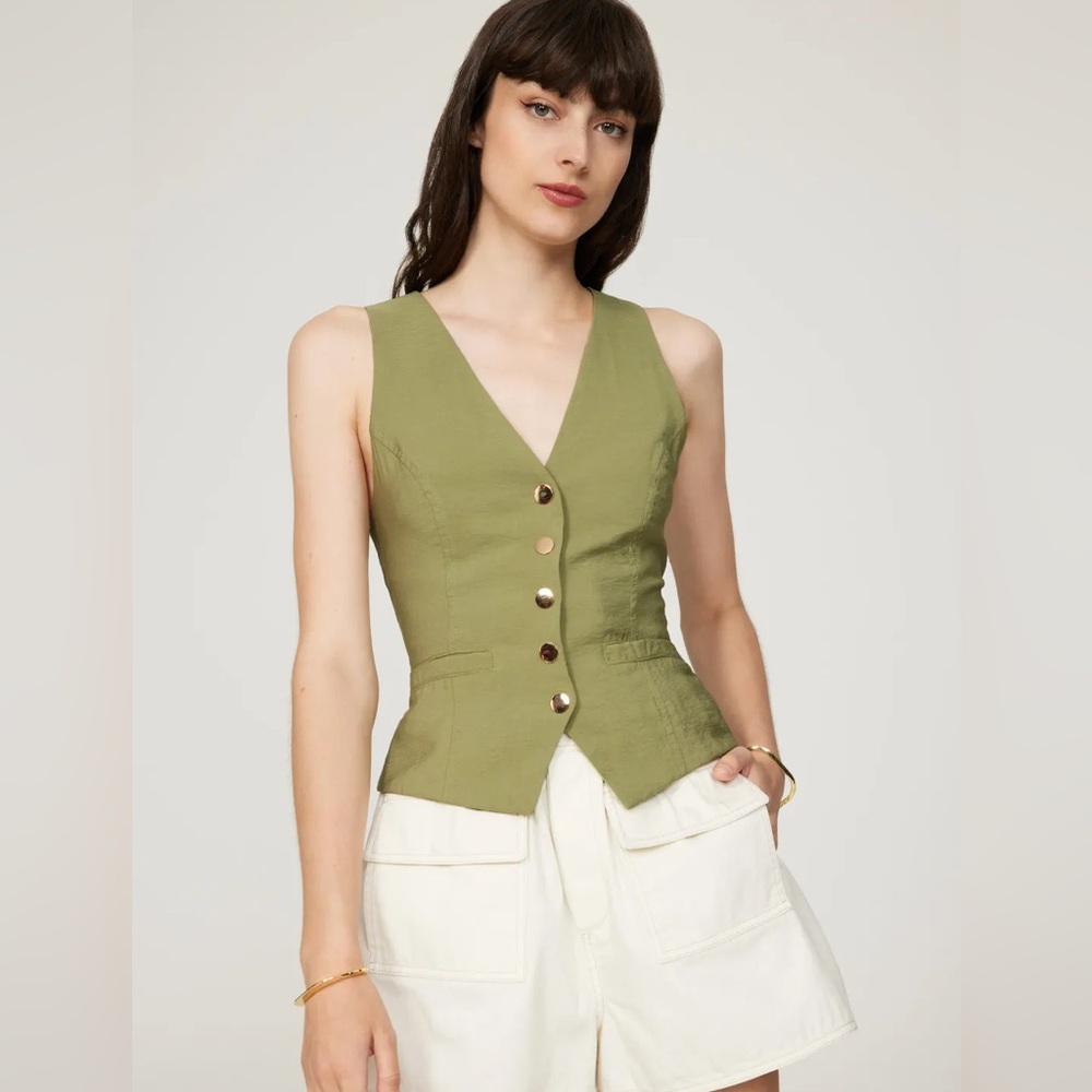 Ramy Brook green vest